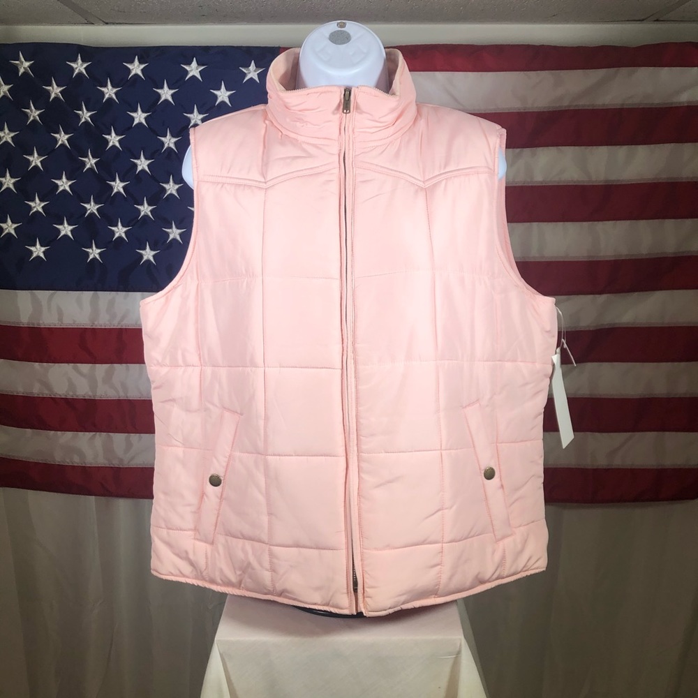 Chaps Women’s Vest - Pink - Petite XL